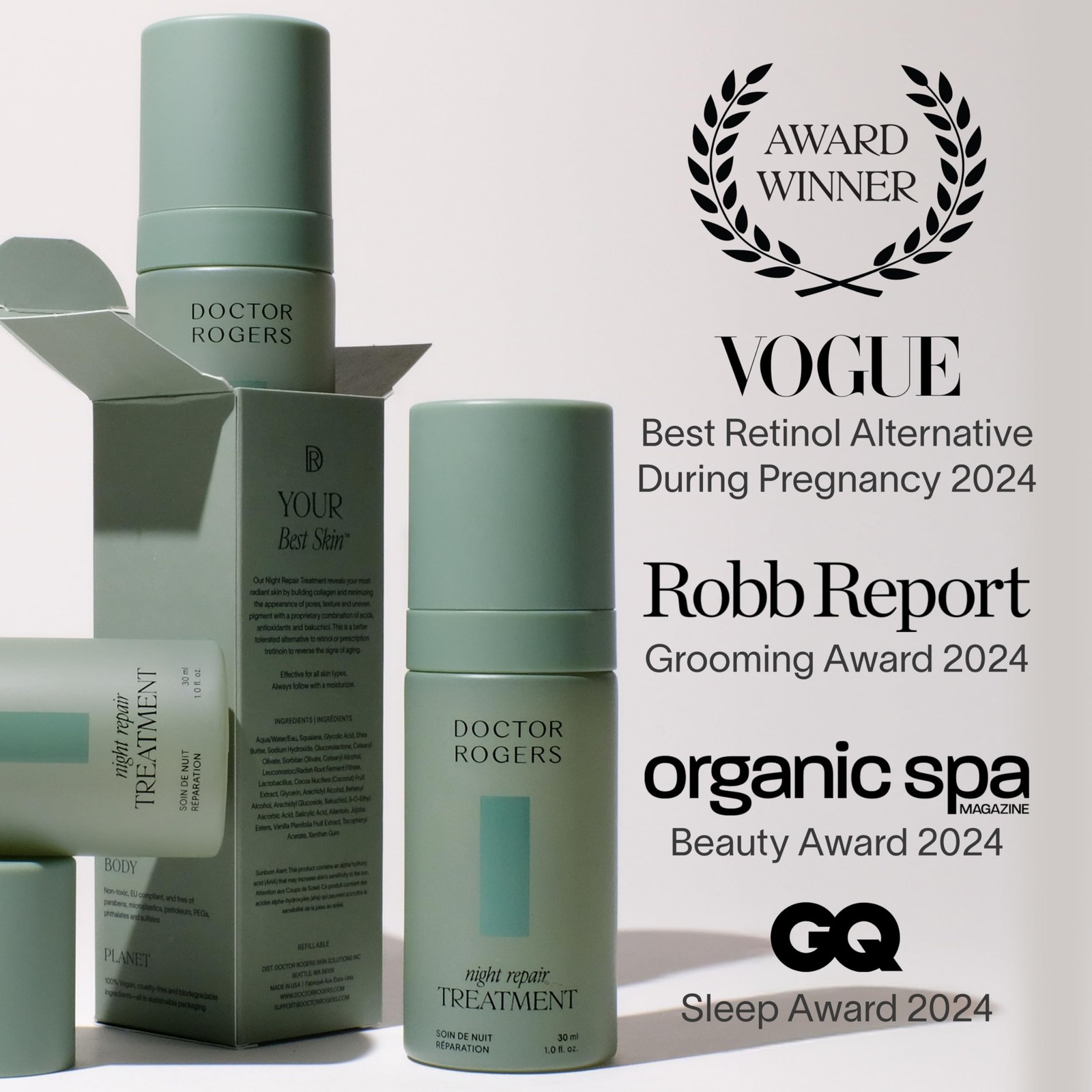 Doctor Rogers Restore Doctor Rogers Night Repair Treatment Refill. Restoring