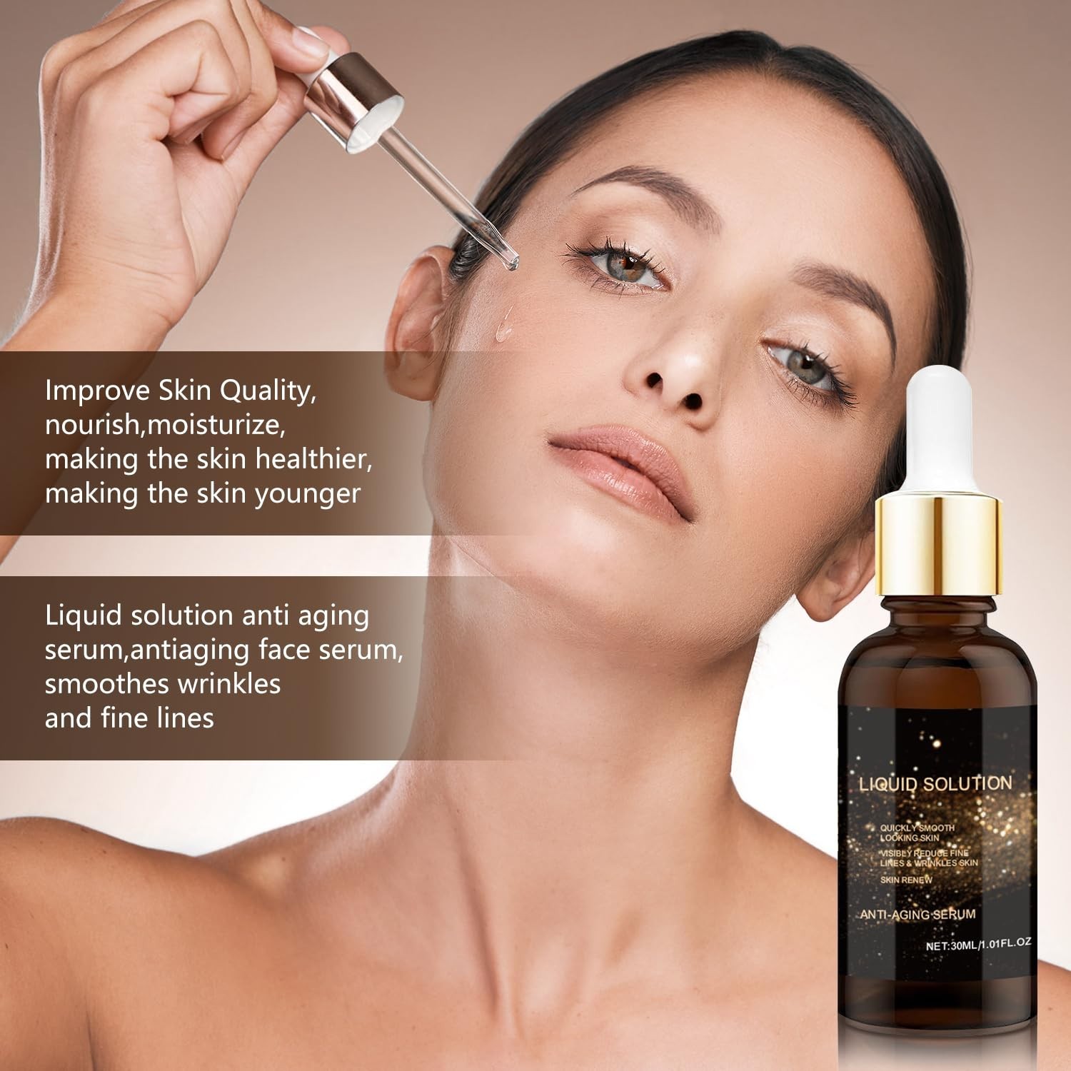 2PCS Face Serum, liquid solution anti aging serum,antiaging face serum, smoot…