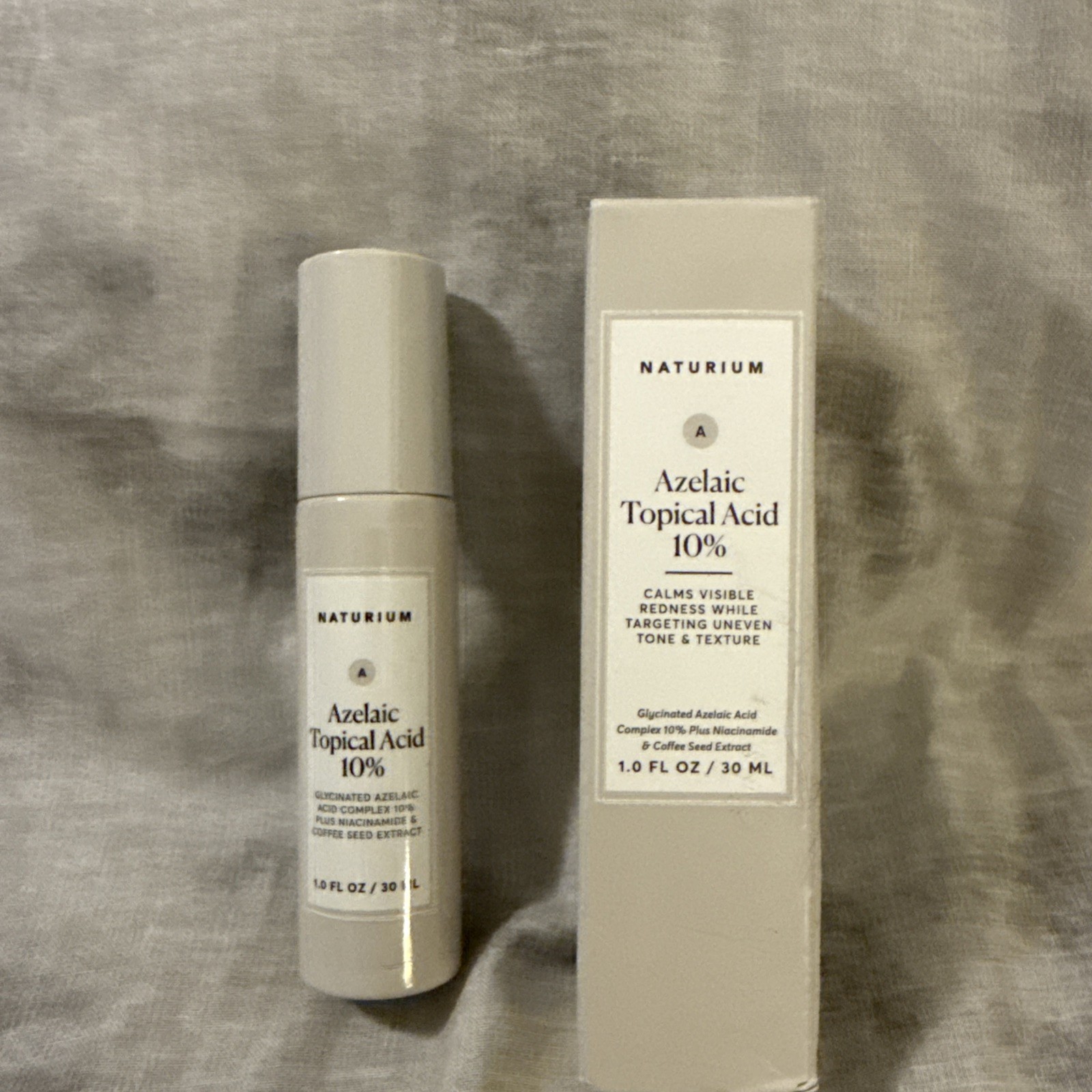 Naturium Azelaic Topical Acid 10% Calms Visible Redness 1 oz / 30 mL NEW