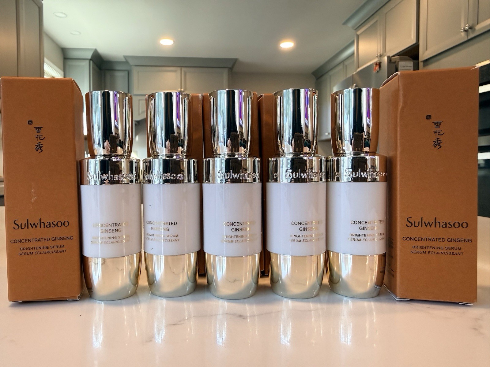 Sulwhasoo Concentrated Ginseng Brightening Serum 40mL (8ml x 5pcs) Kbeauty