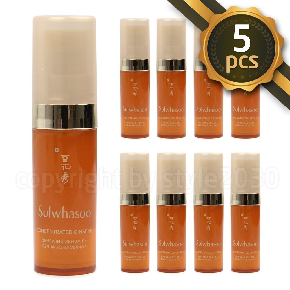 [Sulwhasoo] Concentrated Ginseng Renewing Serum EX 5ml x 5pcs (25ml) Anti-aging