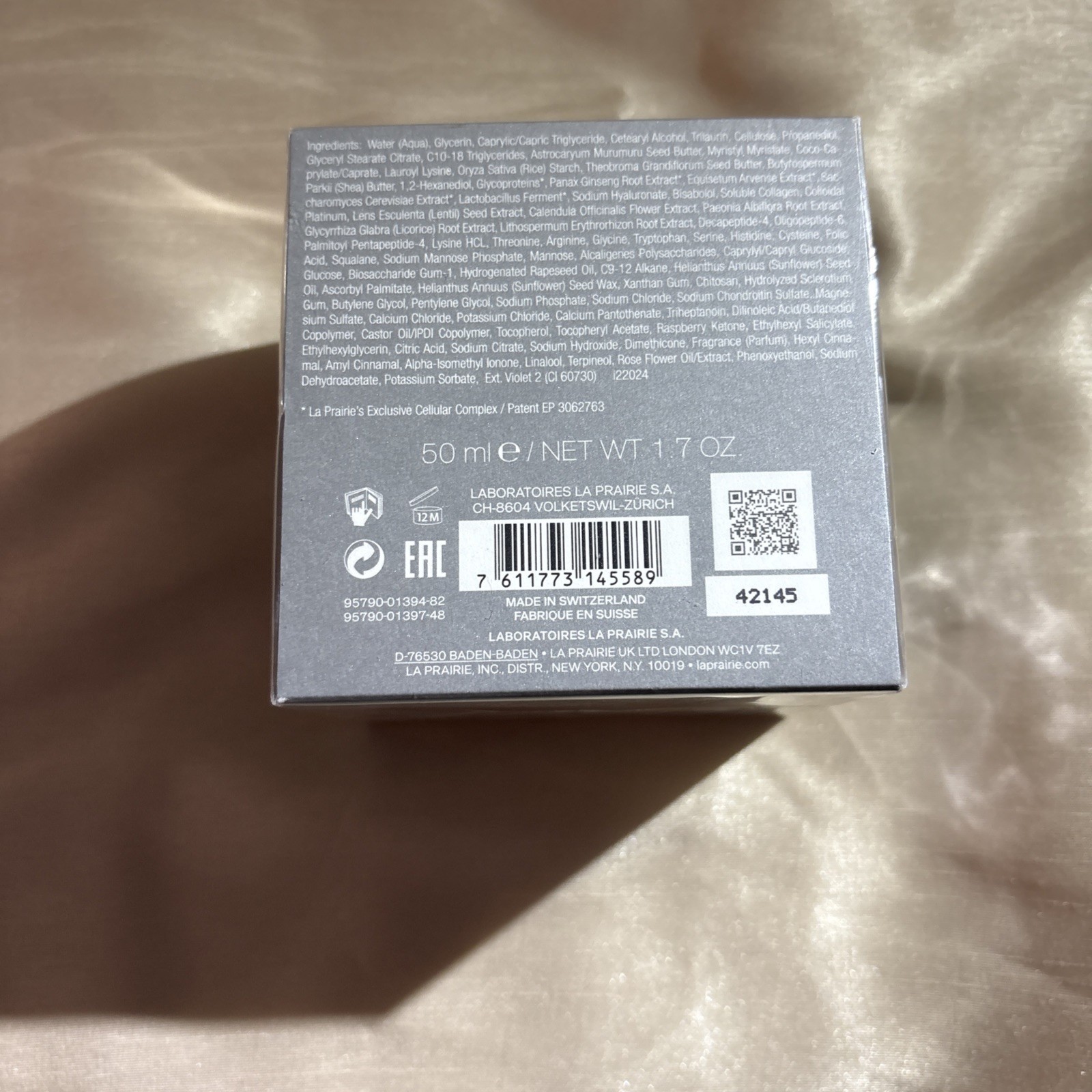 La Prairie Switzerland Life Matrix Haute Rejuvenation Cream 1.7 fl oz 50 ML New