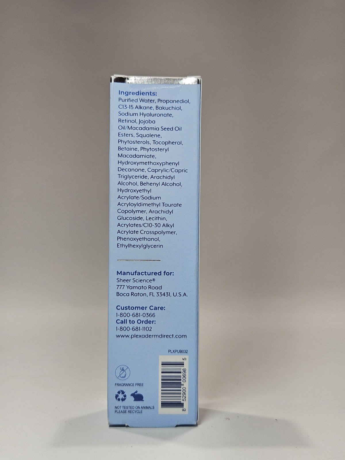 Plexaderm Skincare Dual Action Repair Cream Anti-Aging Duo 1%Retinol+2kuchiol