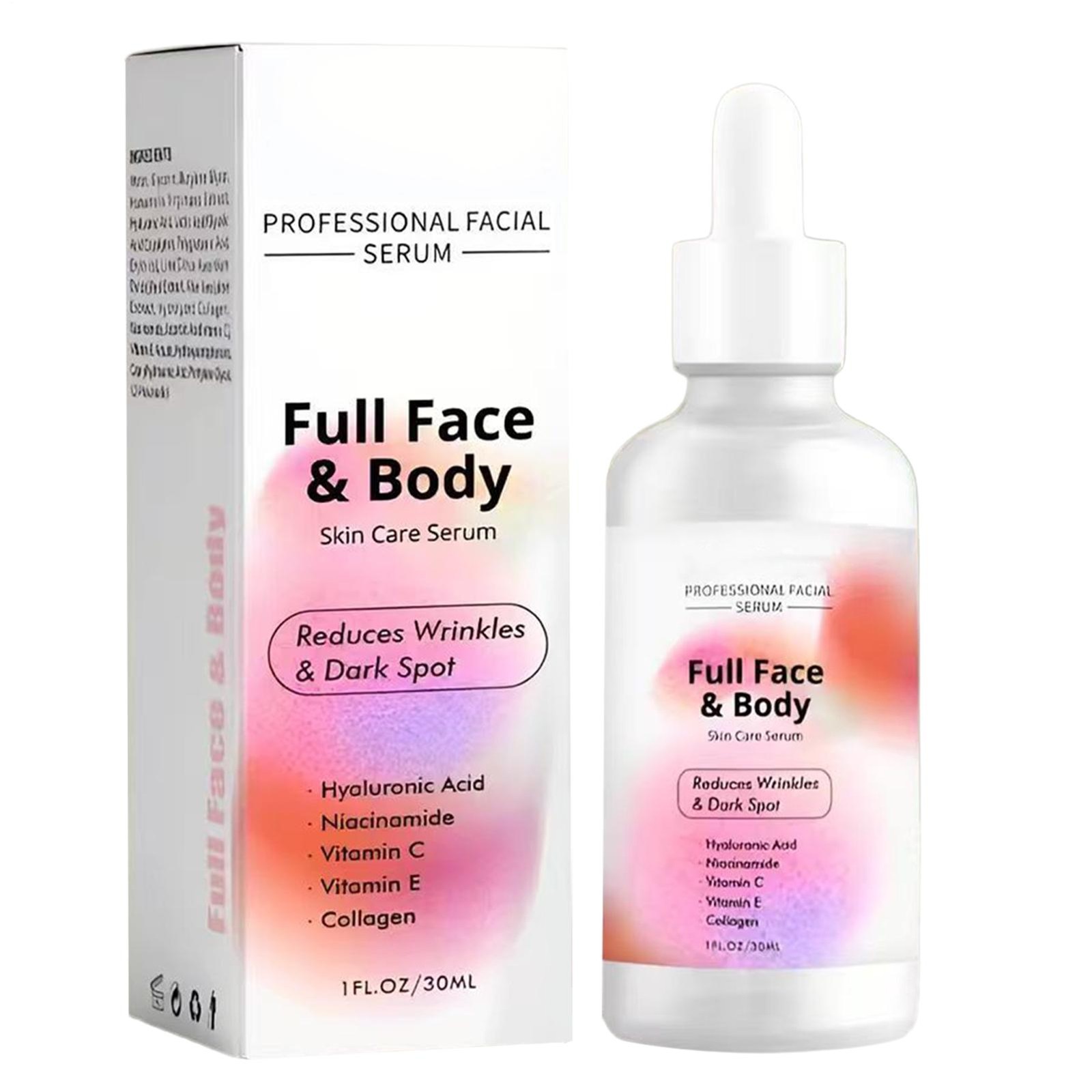 Finones Skin Vitamin Serum For Face And Body, 5 In 1 Anti Wrinkle Firming Ser