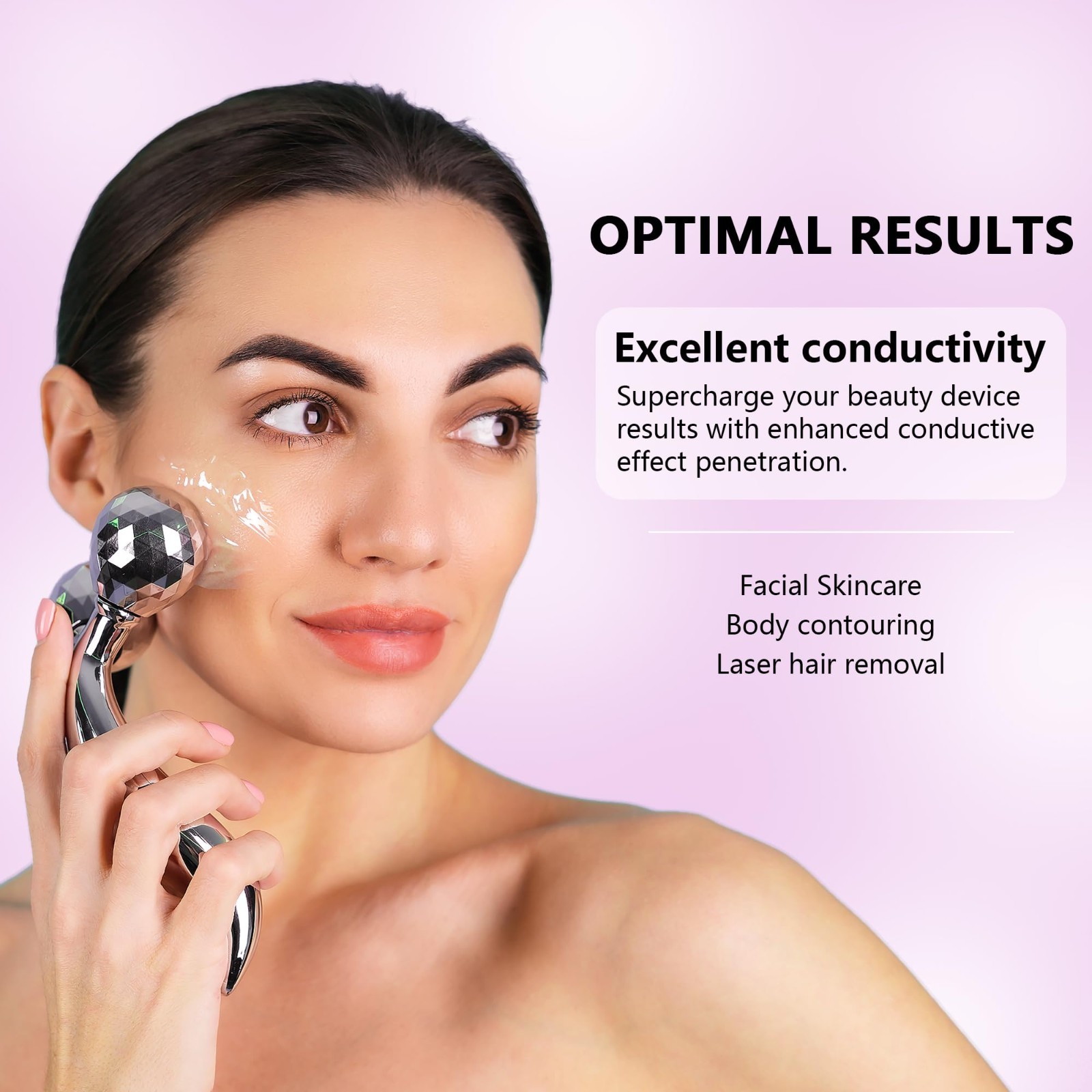 2.5L Conductive Gel for Microcurrent Facial & RF Laser Hair Removal, Hydrating,