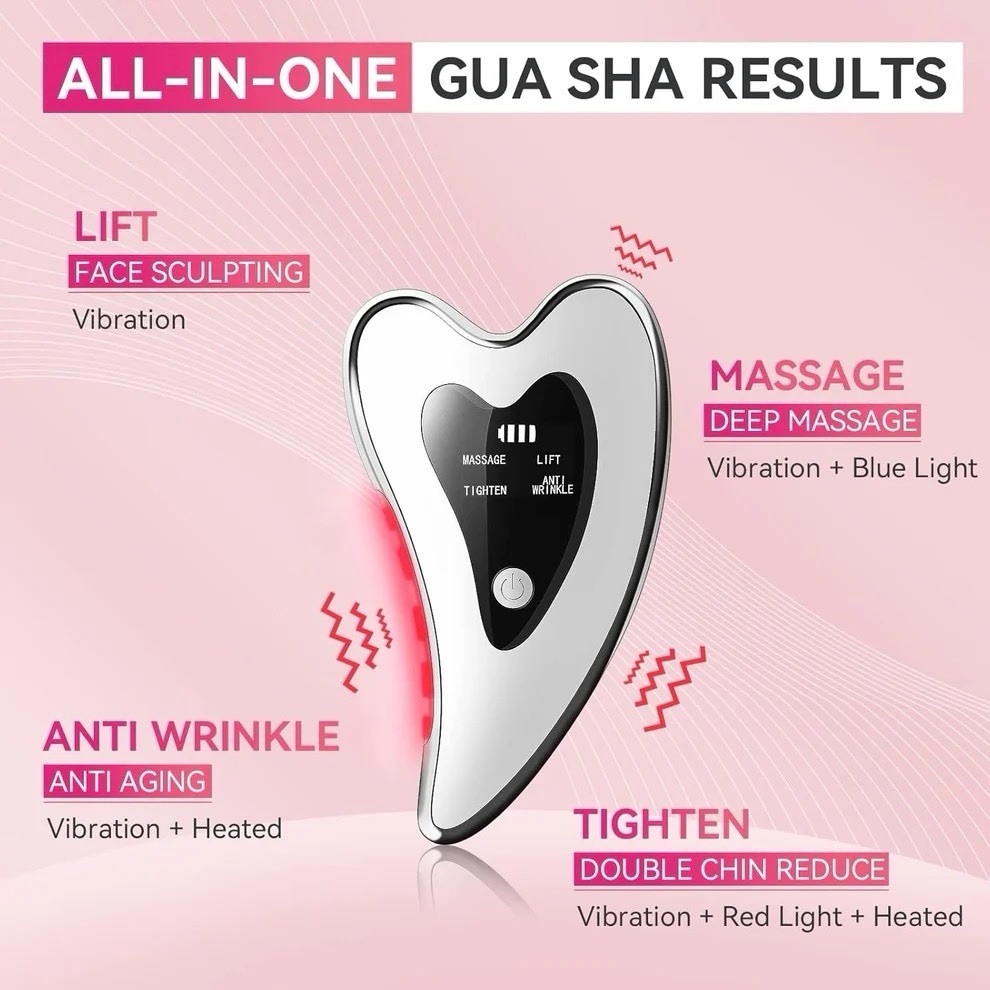 Electric Gua Sha Facial Tools – Face Sculpting Tool/Lift Device Anti-Aging