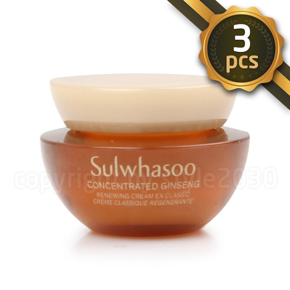 Sulwhasoo Concentrated Ginseng Renewing Cream EX Classic 5ml x 3pcs New Version