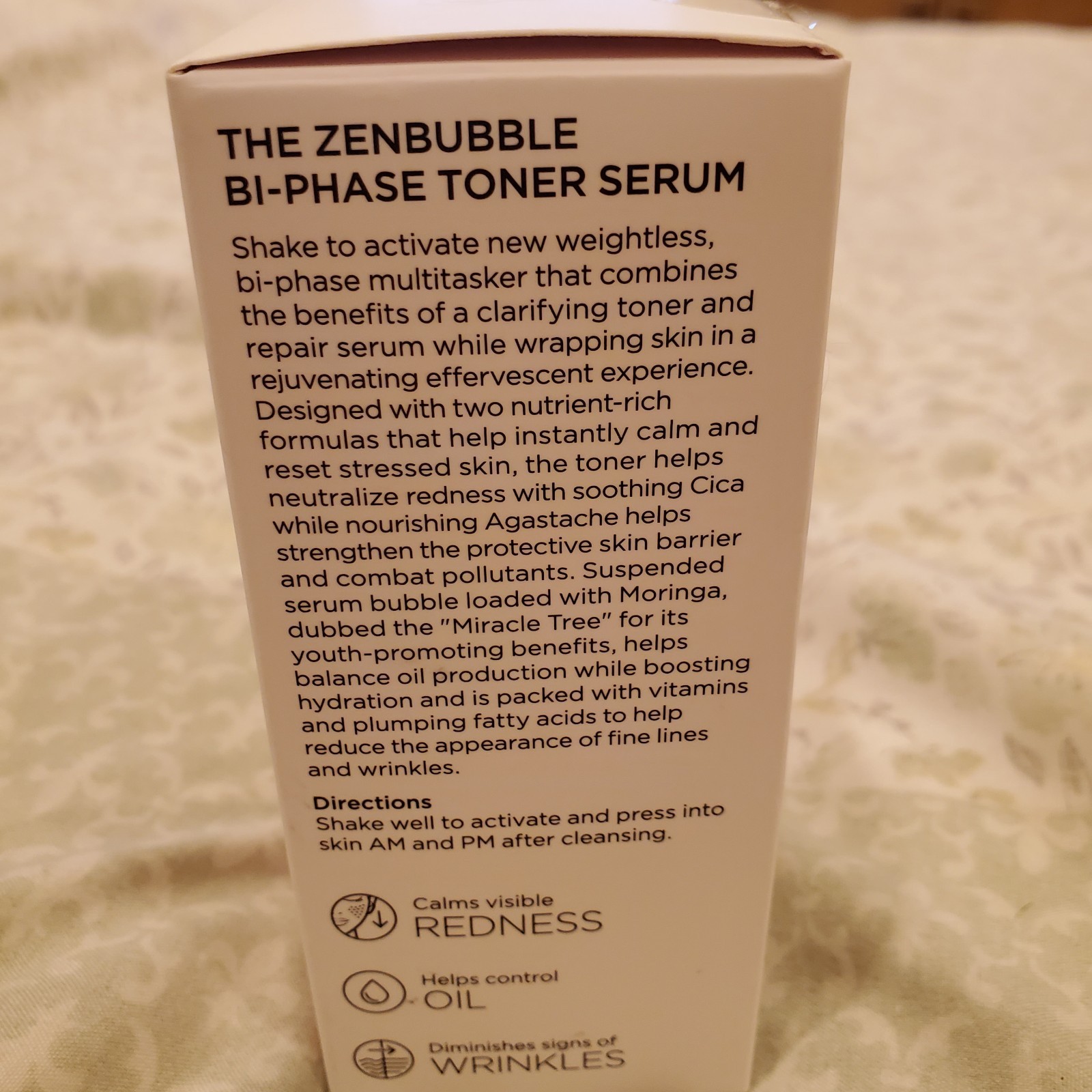 BeautyBio The ZenBubble Bi-Phase Toner Serum – 1.7 oz / 50 mL | New
