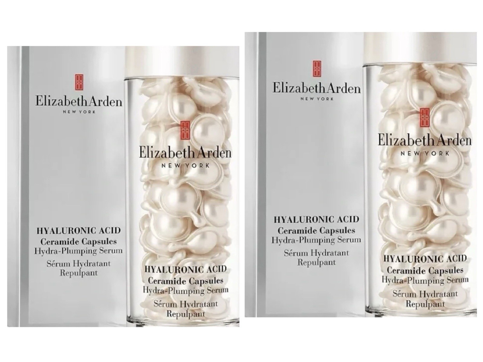 2 PACK Elizabeth Arden Hyaluronic Acid Ceramide Hydra Serum 60 Capsules X 2