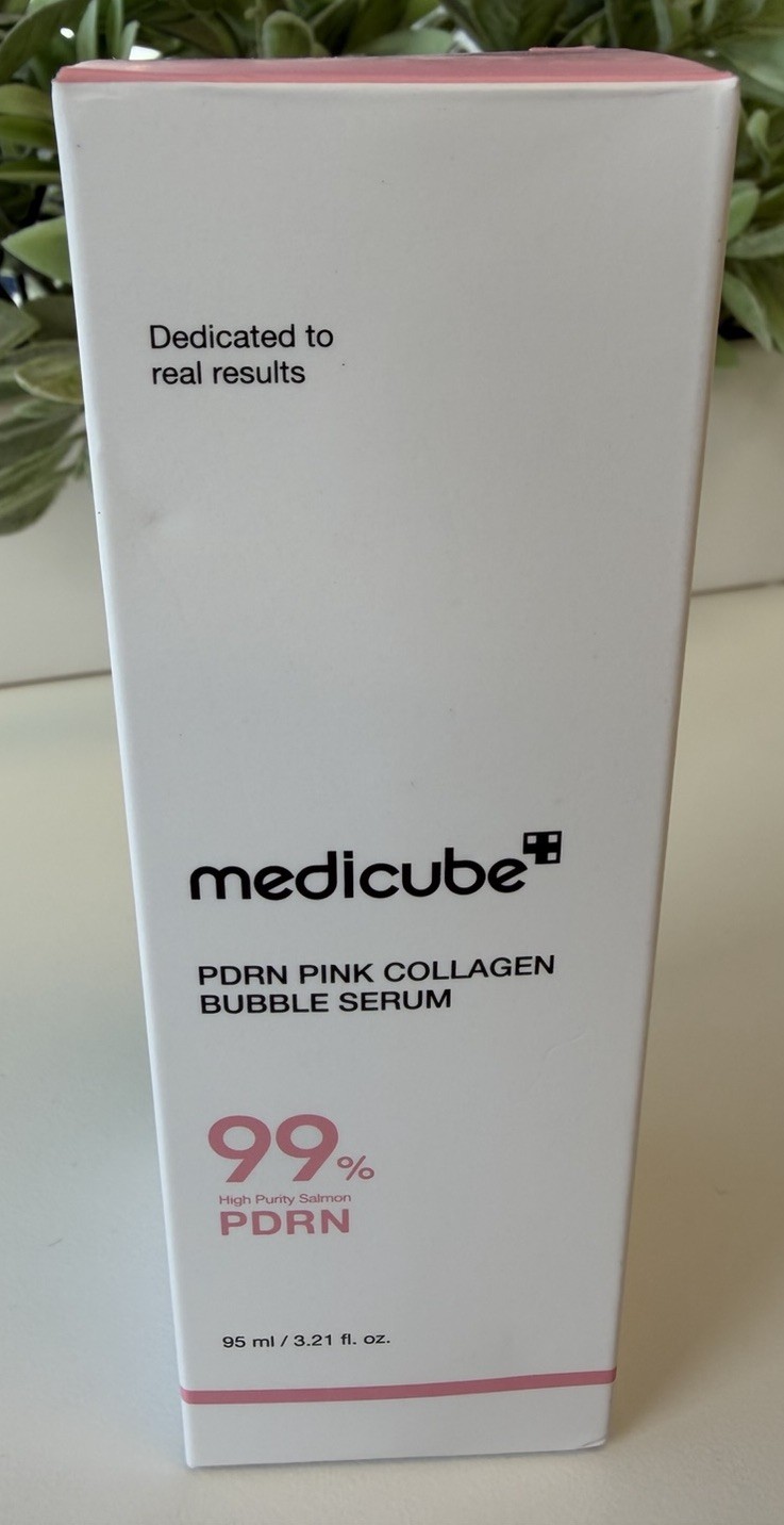 Medicube PDRN Pink Collagen Bubble Serum 95ml NIB