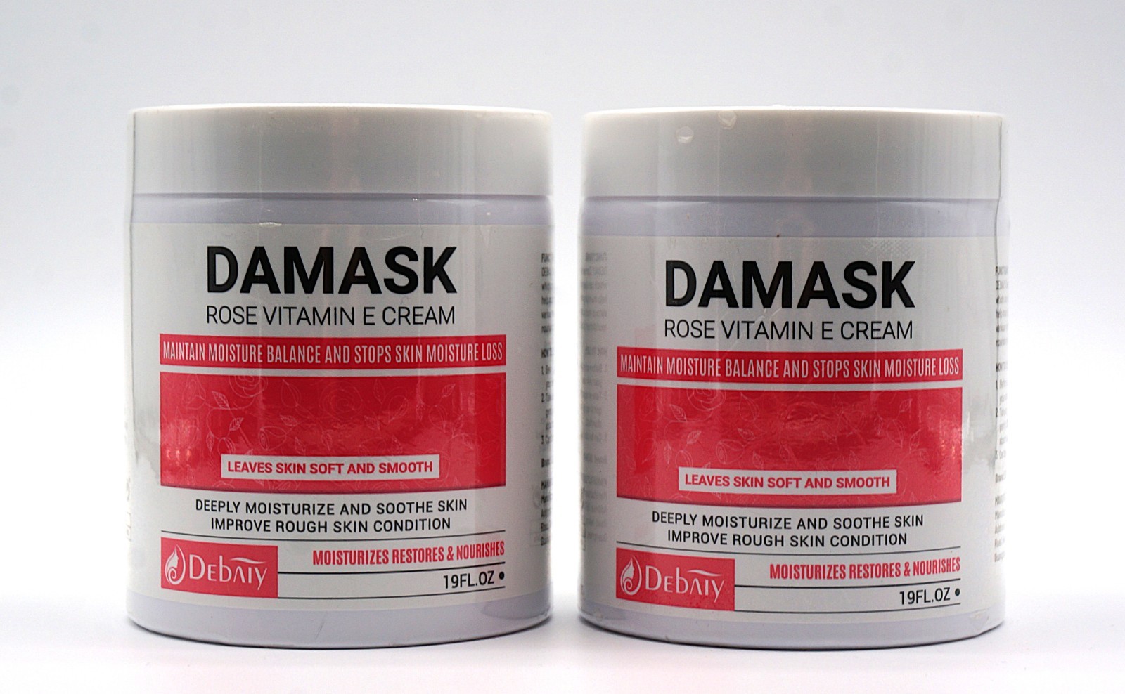 Debaiy Damask Rose Face Cream Vitamin E Hydrating NEW 2 Pack