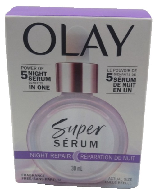 Olay Super Serum Night Repair Face Serum Fragrance Free 30ml