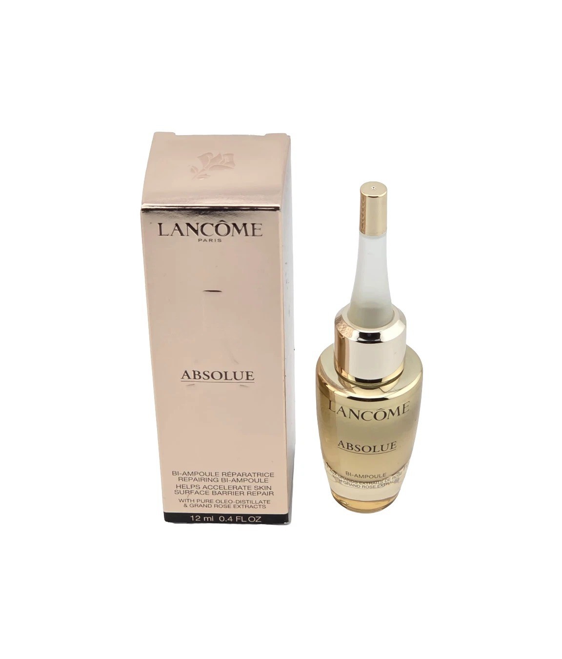 Lancome Absolue Bi-Ampoule Repairing Bi-Ampoule 0.4 oz/ 12 ML Free Shipping