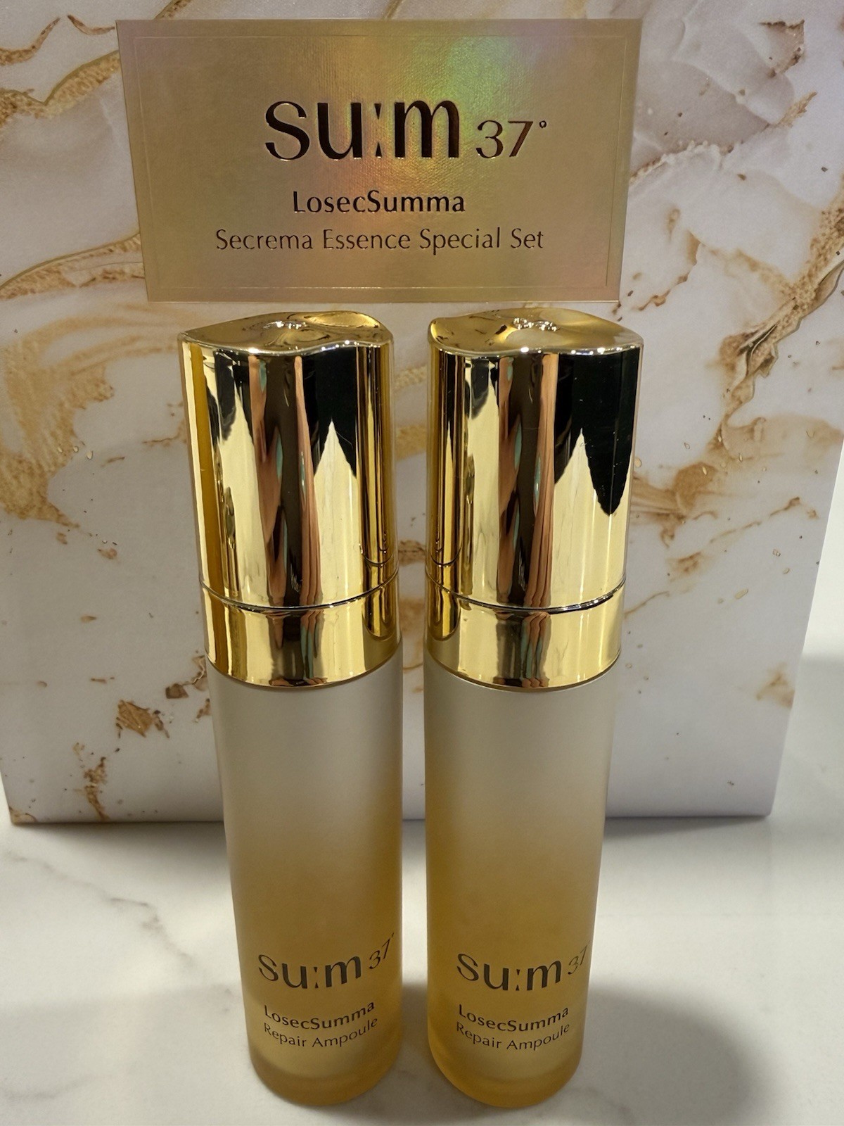 SU:M37 LosecSumma Secret Essence Set Anti Aging Serum Cream Korea Gift Set