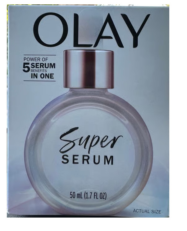 Olay Super Serum – Glow Serum for Face, Anti Aging, 1.7 oz BIGGER SIZE