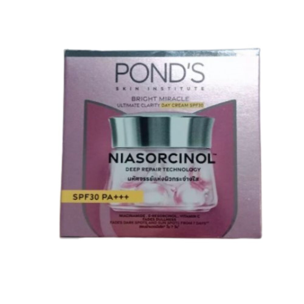 Pond’s Bright Niasorcinol Real Ultimate Miracle Set Cream Day Night Face Skin Cl