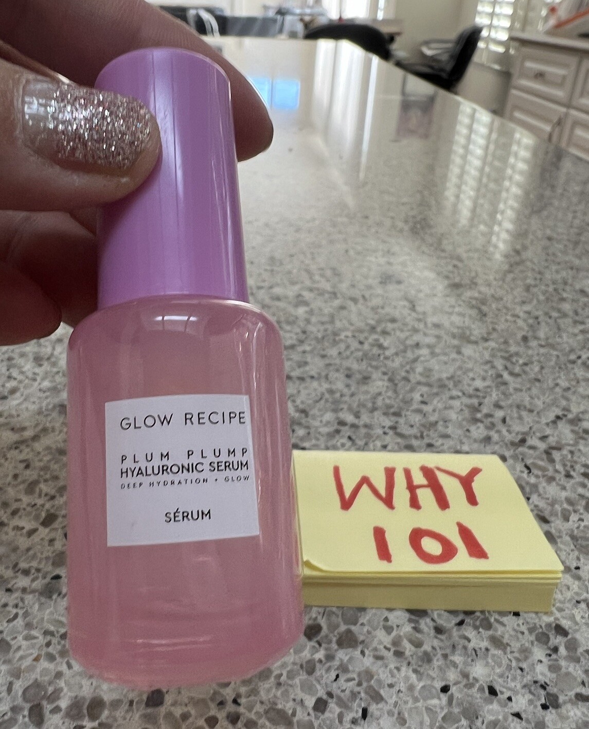 GLOW RECIPE Plum Plump Hyaluronic Serum HYDRATION GLOW .34oz/10mL Deluxe SIZE