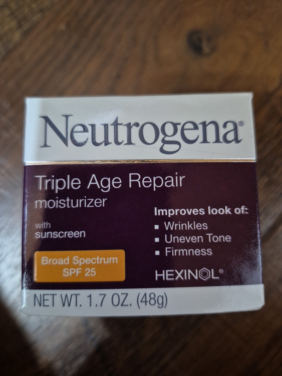 Neutrogena Triple Age Repair SPF 25 Moisturizer Day & Night Cream #1 In Wrinkle