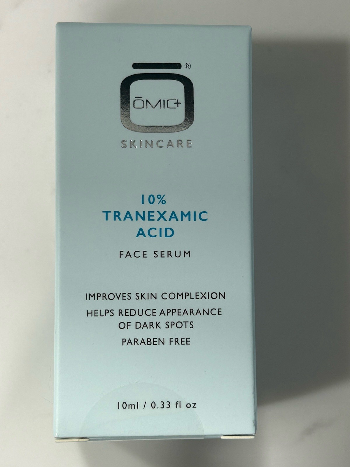 OMIC+ 10% Tranexamic Acid Face Serum 10 mL/ 0.33 oz Exp 11/30 Mini