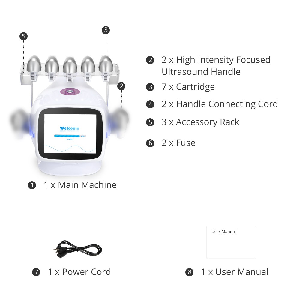 Pro 7D Facial Beauty Machine Fresh & Youth Body Massage Equipment
