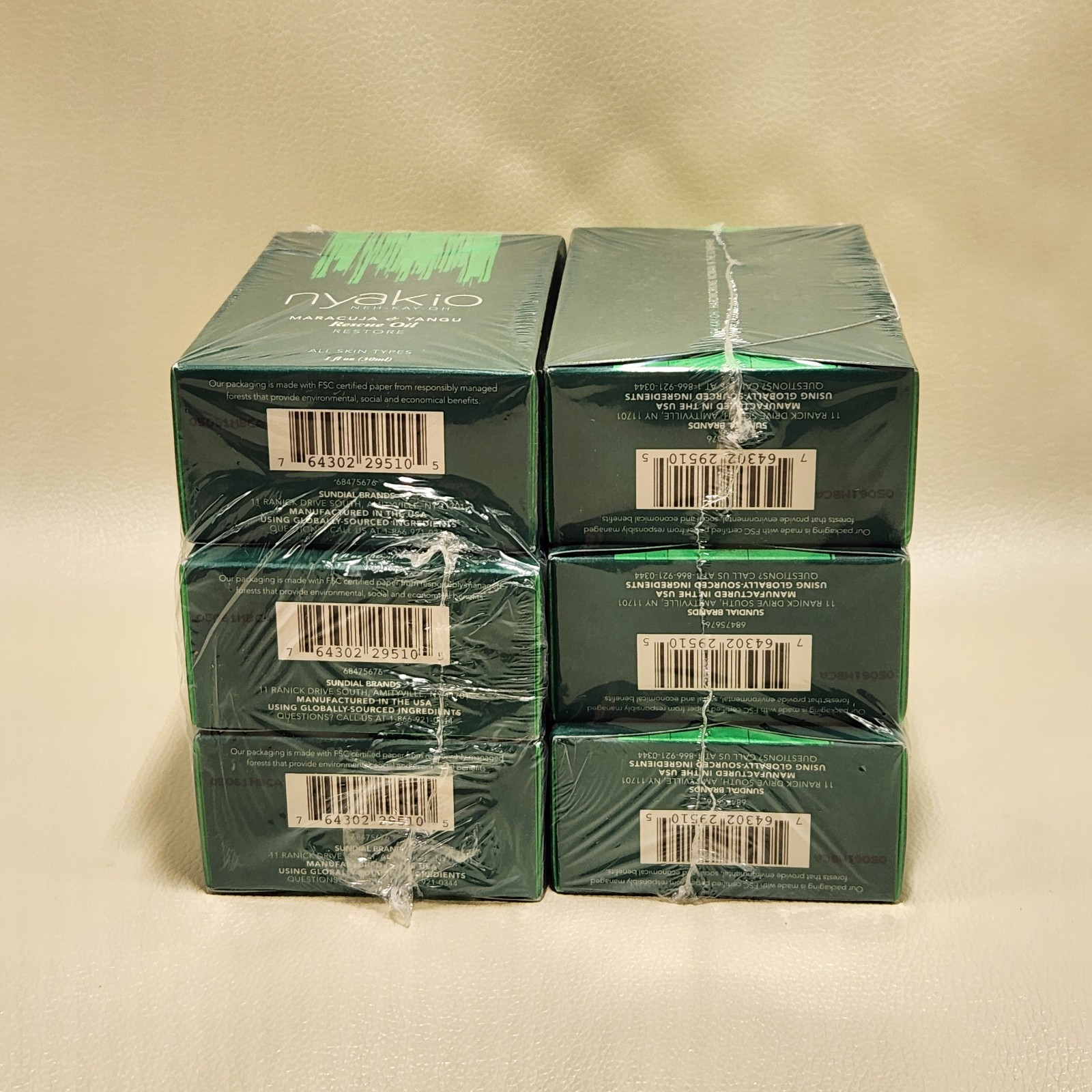 Sundial Brands Nyakio Maracuja And Yangu Rescue Oil Restore 1 oz Lot of 6 New