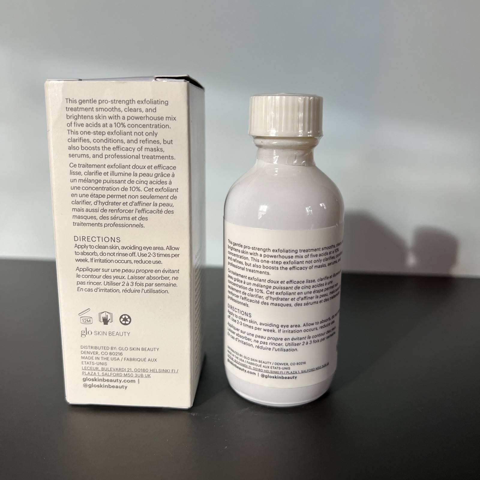 GLO SKIN BEAUTY Beta Clarity Pro 5 Liquid Exfoliant 1.8 Fl Oz / 55 mL SEALED