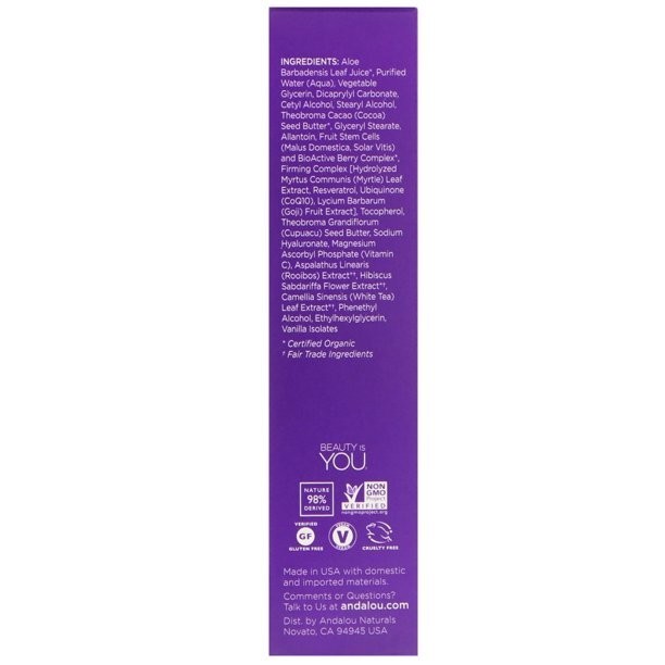Andalou Naturals Age Defying Deep Wrinkle Aloe Vera 18 mL .6 ounces 1 count