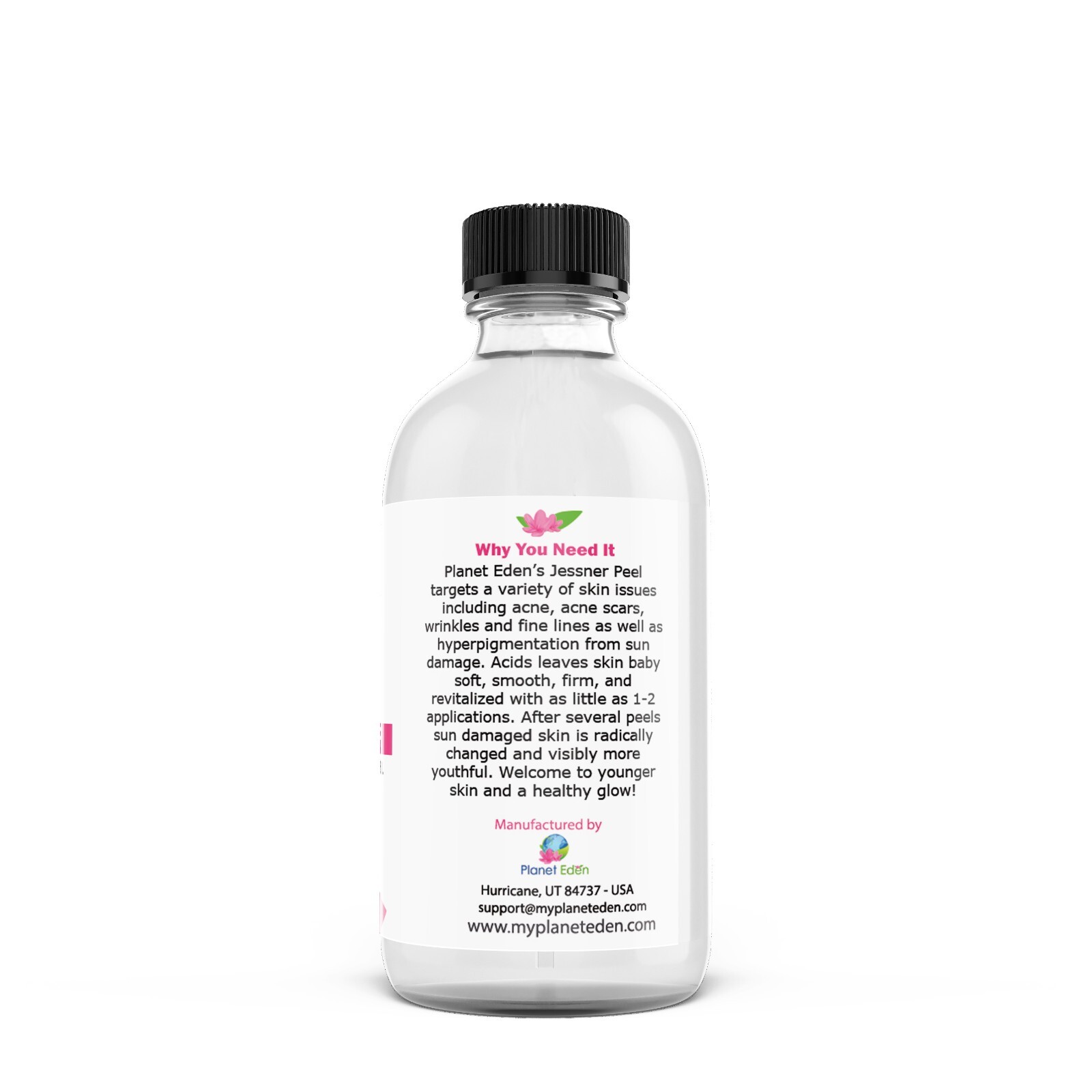Planet Eden Jessner Solution w/ Resorcinol 14% 1oz – Lactic, Salicylic Skin peel