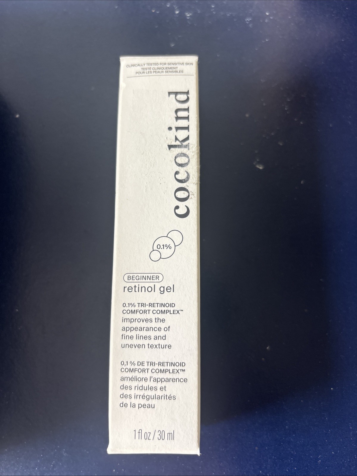 COCOKIND Beginner Retinol Gel 0.1%- 1 fl oz Fine Lines – NEW