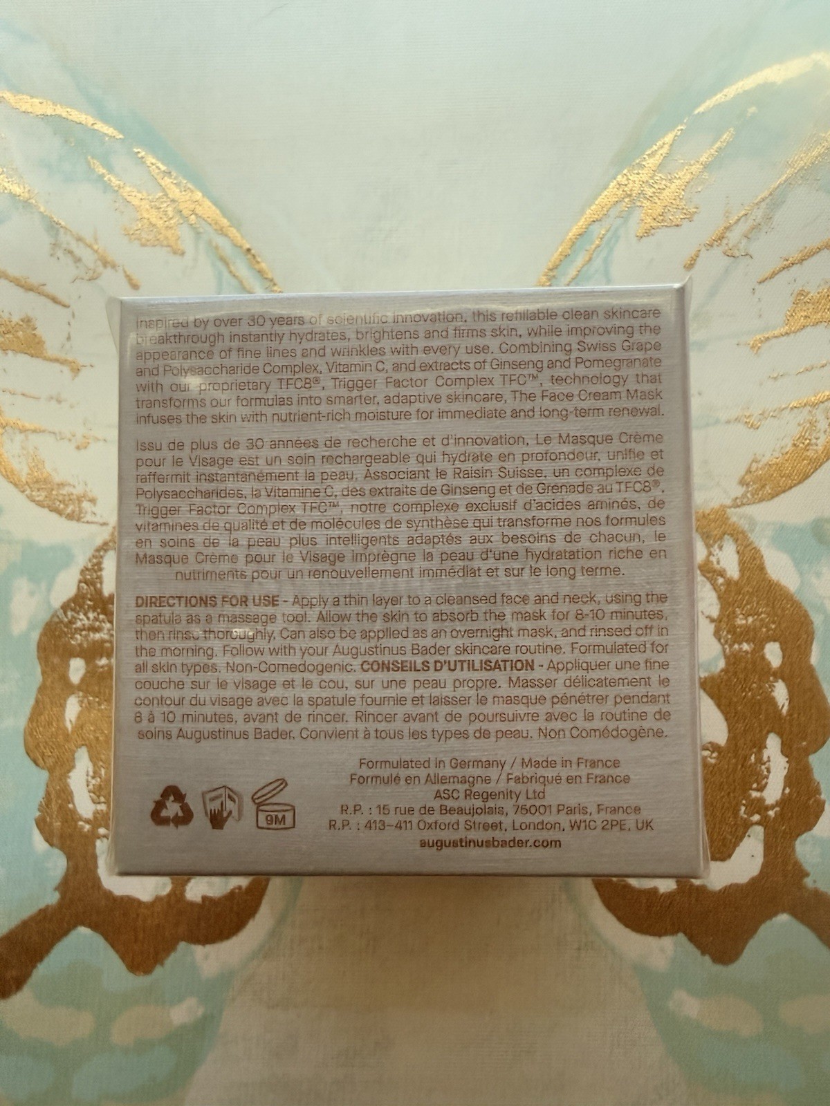AUGUSTINUS BADER The Face Cream Mask FULL Size 1.7 fl oz New In SEALED Box