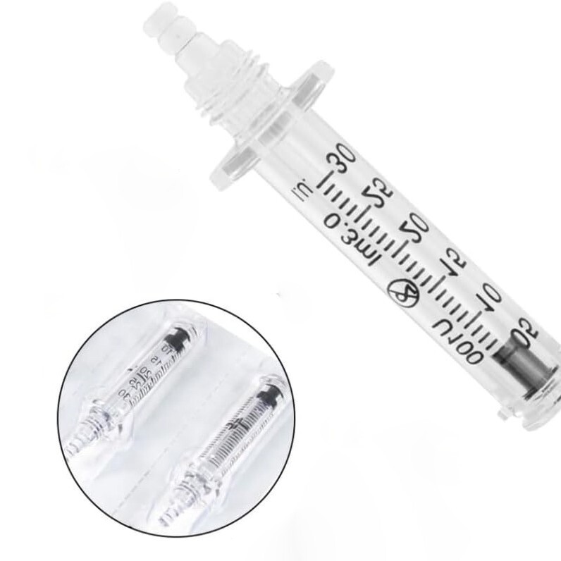 10/20/30/50/100Pcs Disposable Ampoule Tubes Empty Nozzle Heads- 0.3ML/0.5ML Size