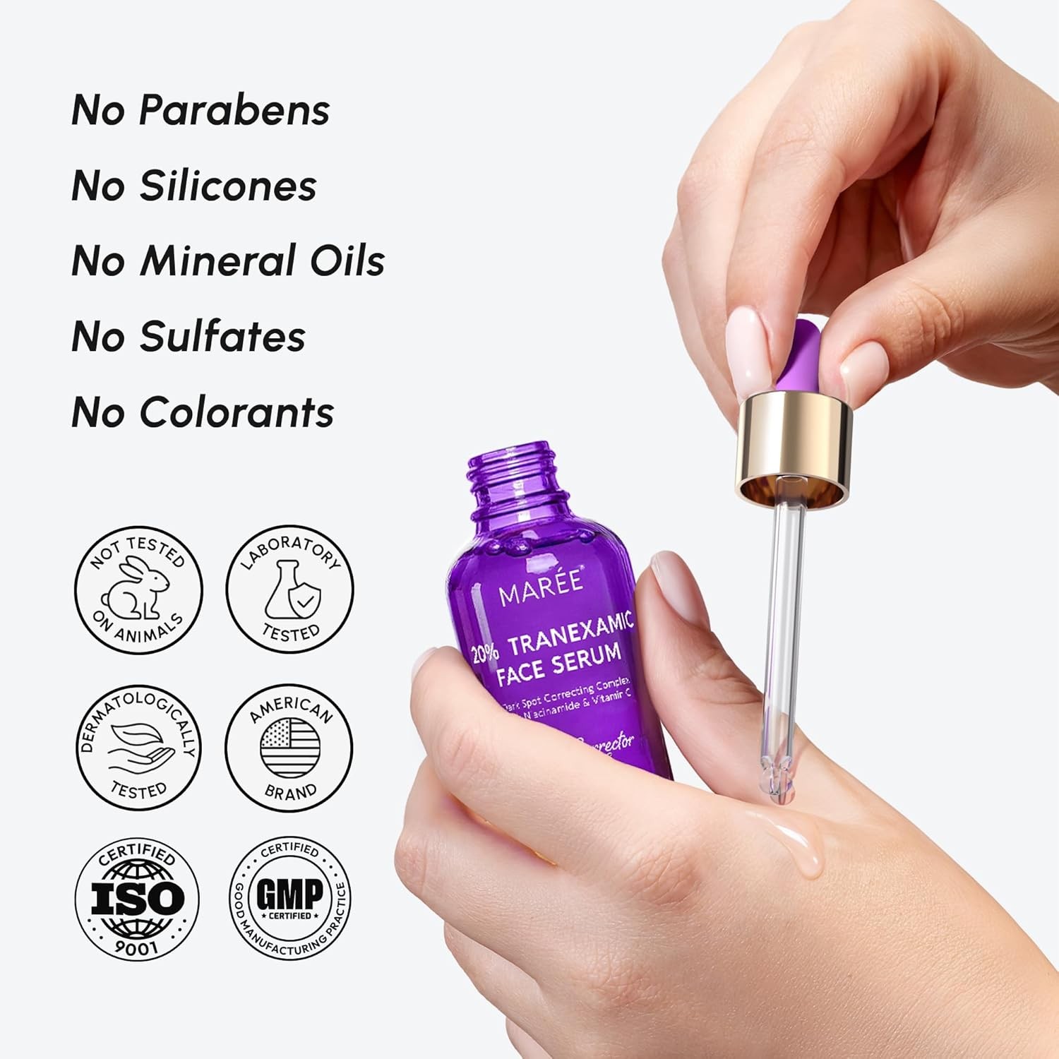 MAREE 20% Tranexamic Acid Serum Complex with Niacinamide & Vitamin C – Serum f