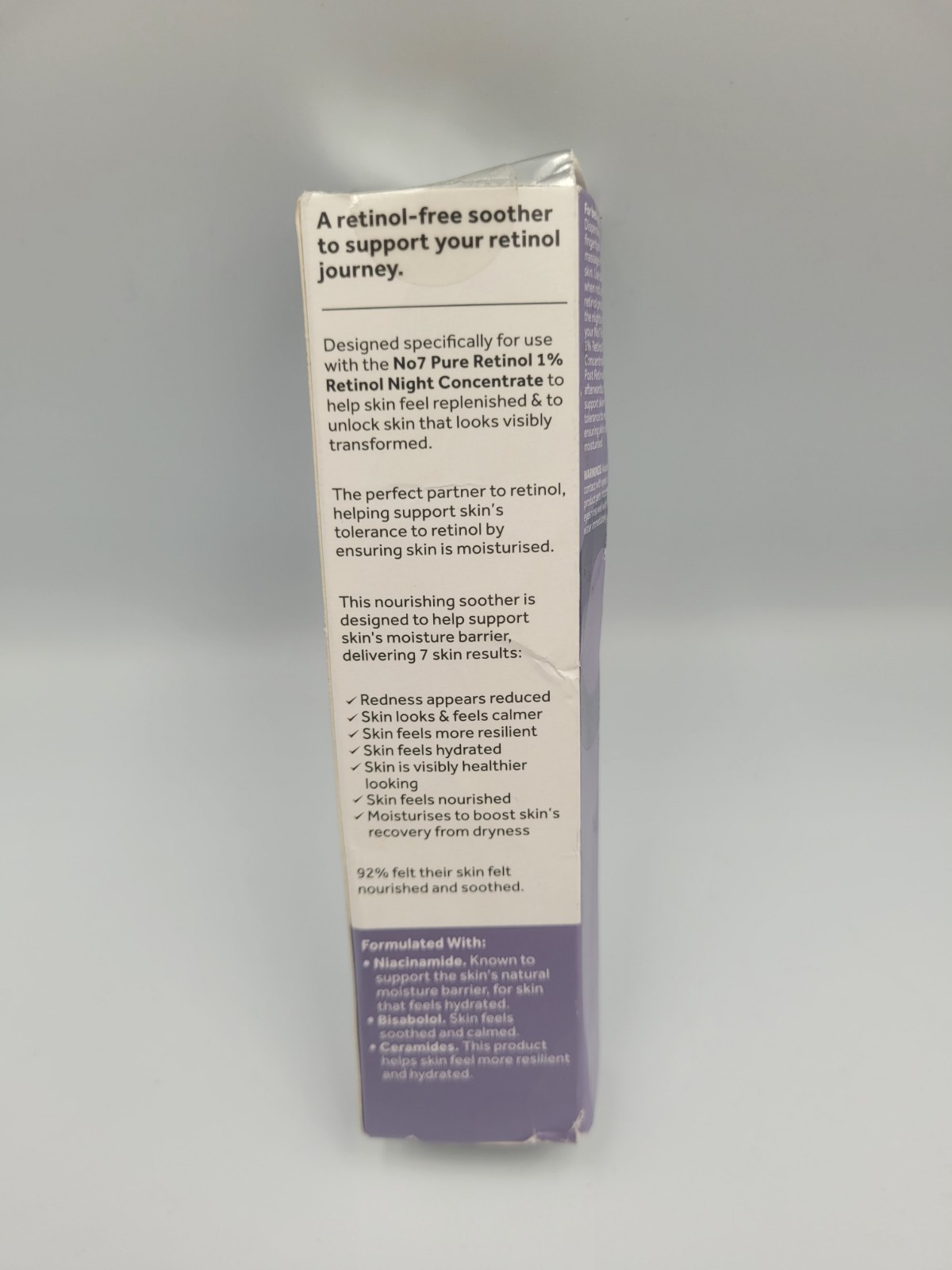 No7 Pure Retinol Post Retinol Soother Fragrance Free 1.69 oz
