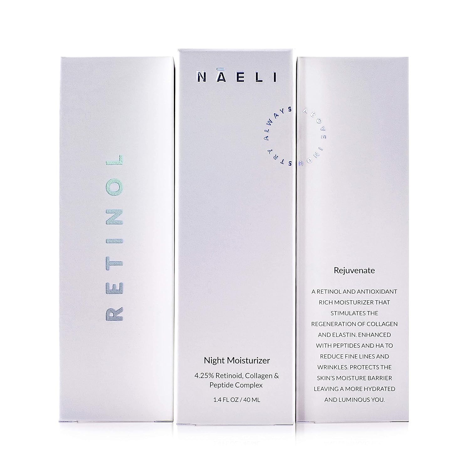 Retinoid Cream – 4.25% Retinol Night Moisturizer for Face & Neck with Collagen,