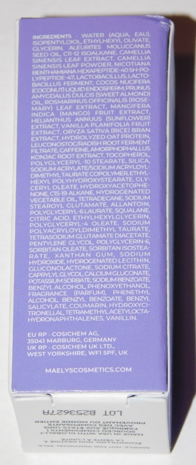 MAELYS GET-UP DAILY TONING BODY MILK 10 ml / .34 FL oz (New In Box)