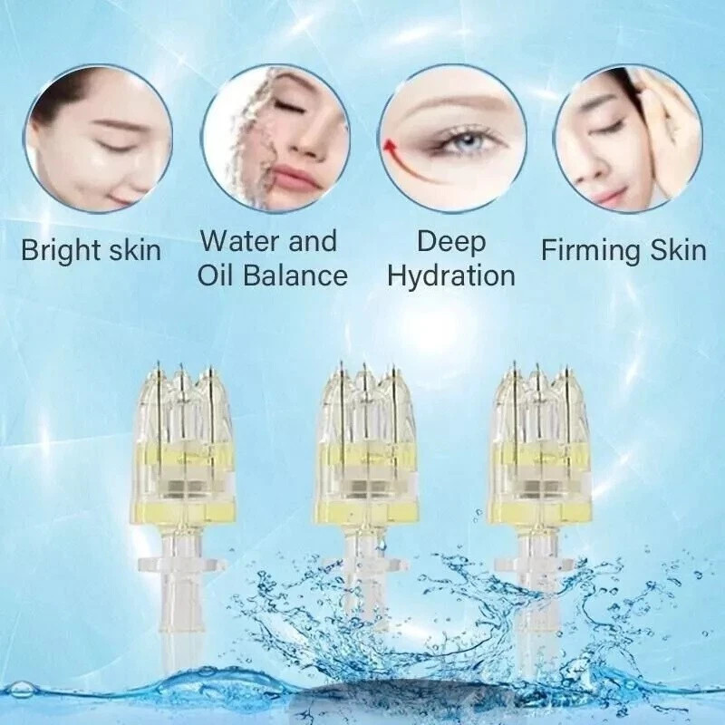 5-20Pcs 5 Pin Crystal Multi-Tip Replace Needle For Beauty Facial Skin Care Tool