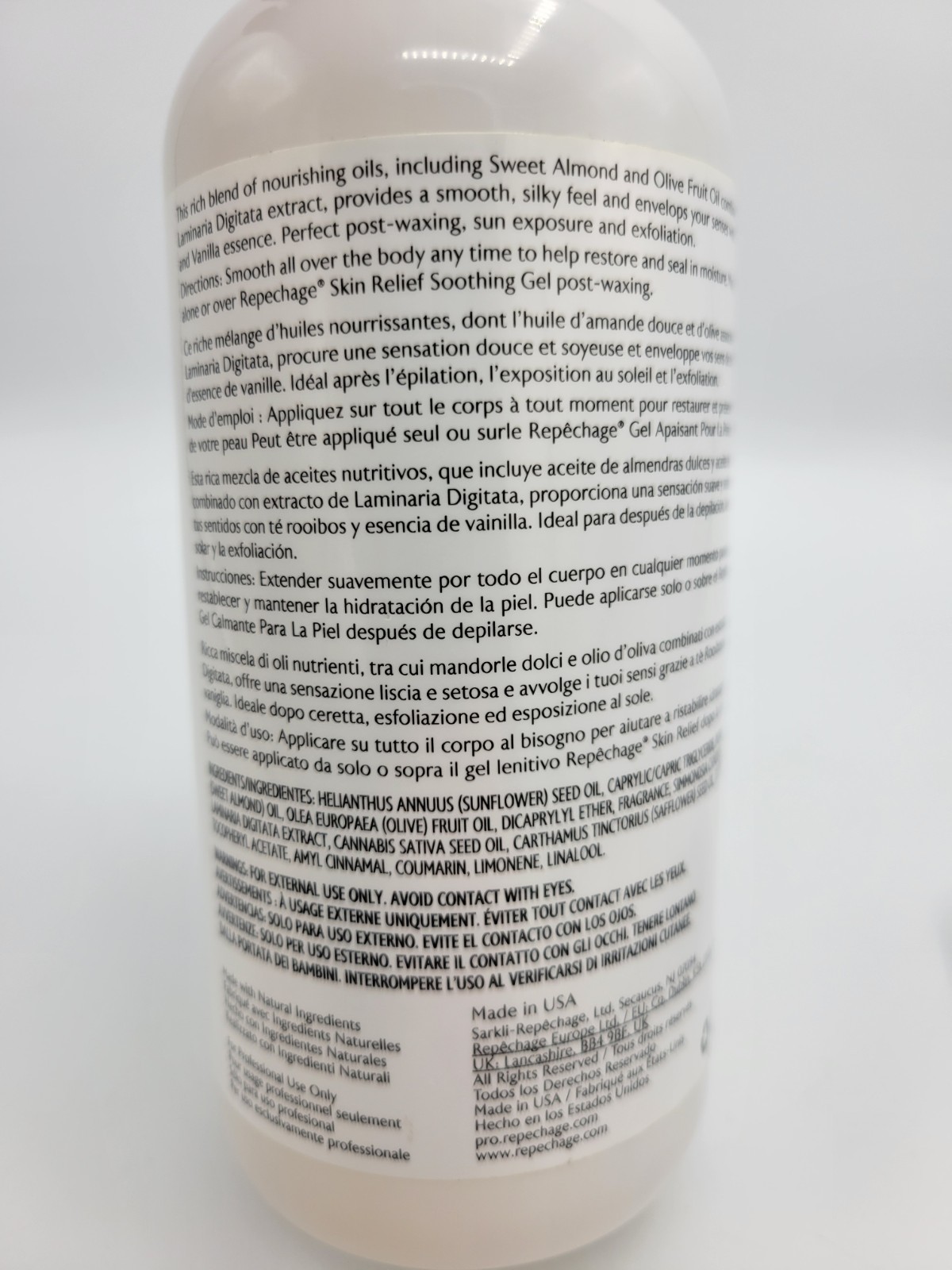 Repechage Vita Cura Triple Action Nutri Oil 480 ml 16 oz NEW Exp – 2029
