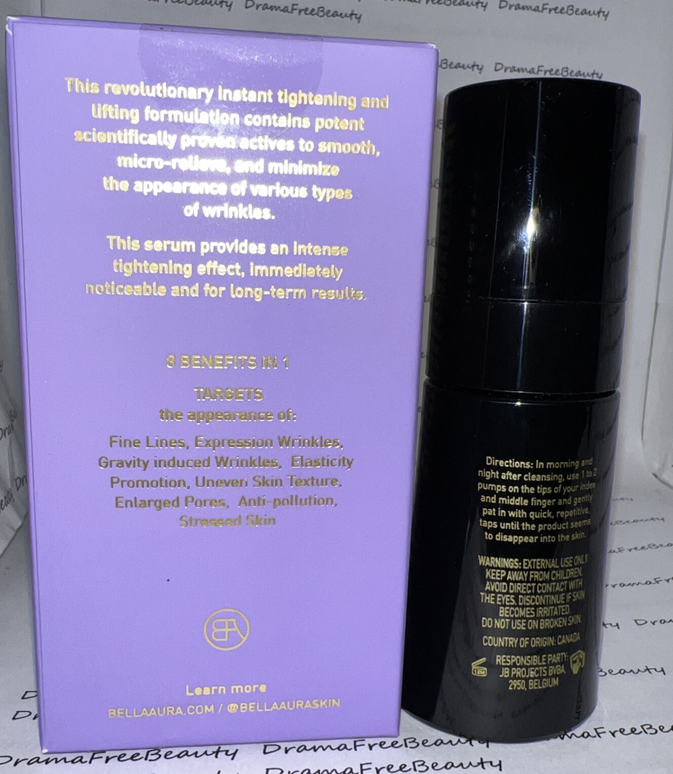 Bella Aura Skincare Custom Care Multi Wrinkle Minimizer Serum, $170 BNIB +Extras