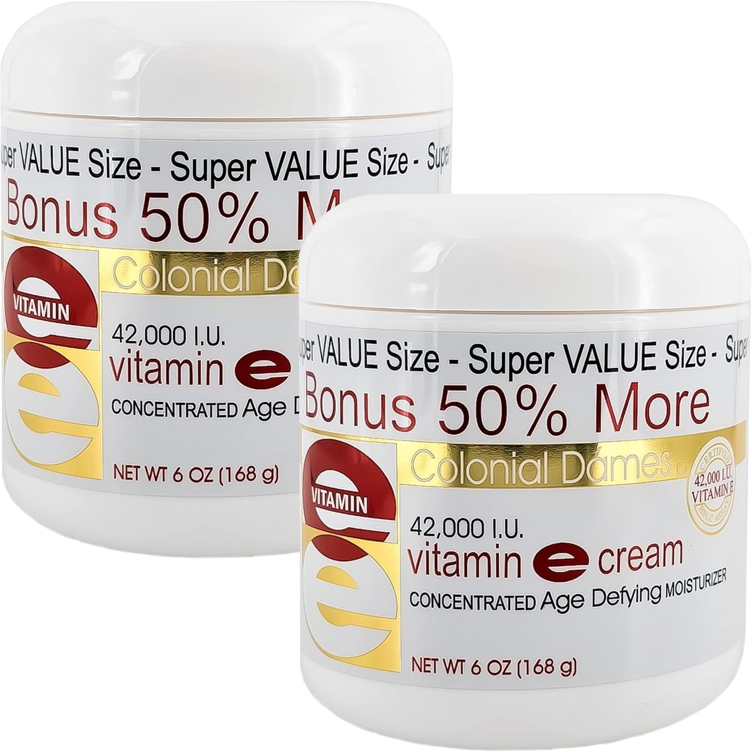 Colonial Dames Concentrated Vitamin E Moisturizing Cream 42000 I.U. for Hydra…
