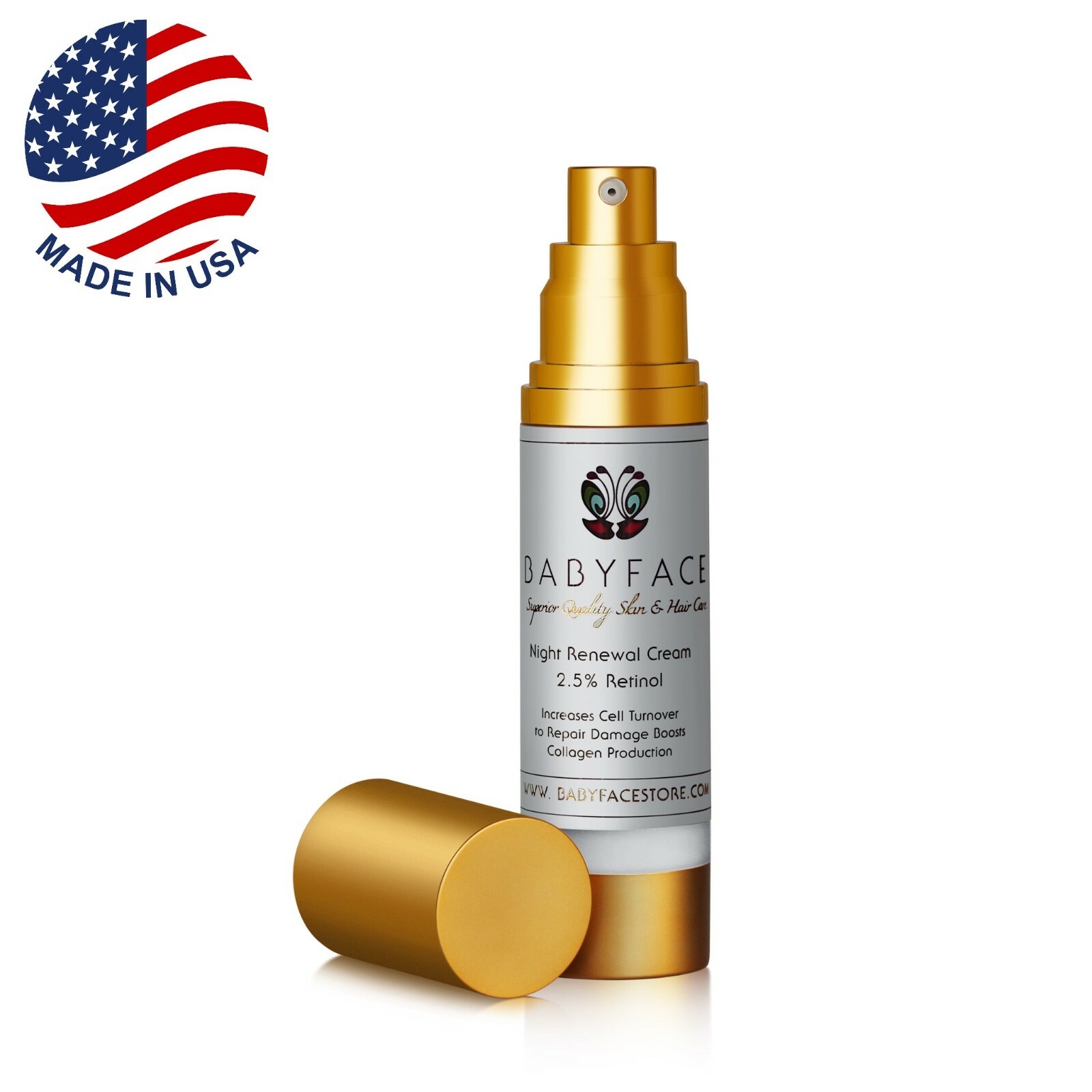 Babyface Encapsulated Retinol Night Renewal Cream All-Trans Firming Anti Aging