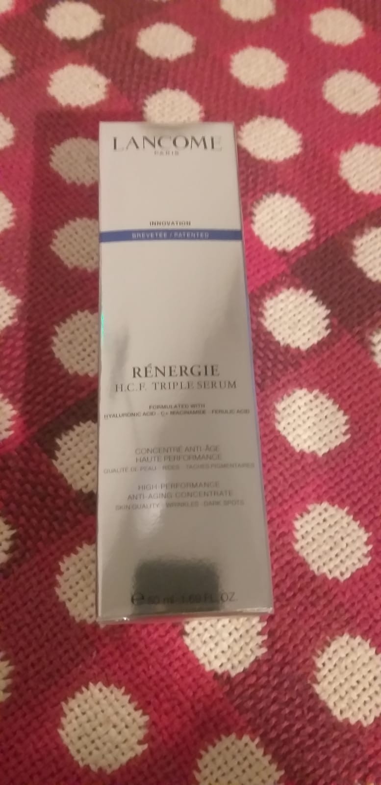 NEW NIB Lancôme Renergie H.C.F Triple Serum 50ml/1.69oz Full Size Free Ship