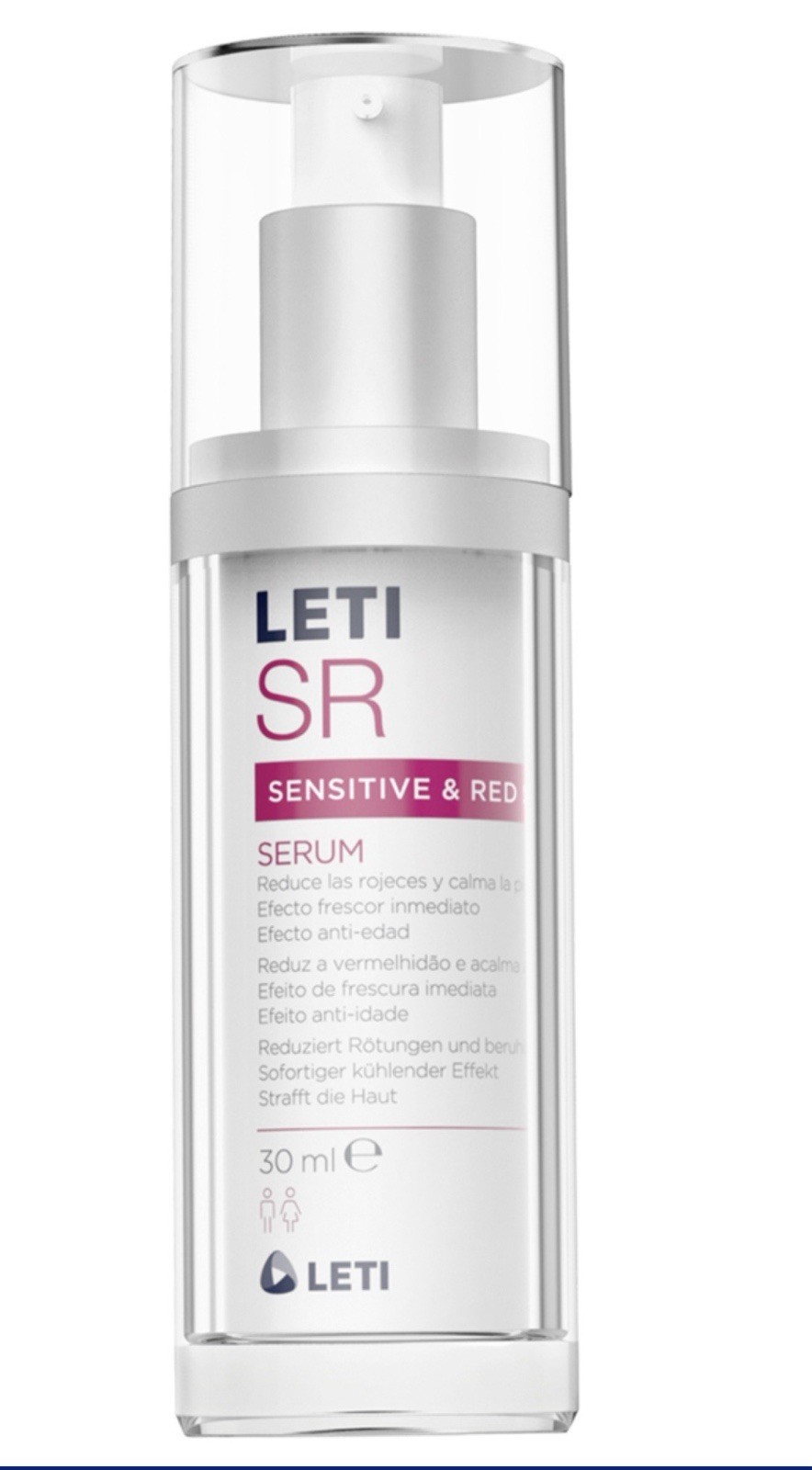 LETI SR Sensitive Red Serum 30ml Face Serum Calming Redness Skin Care