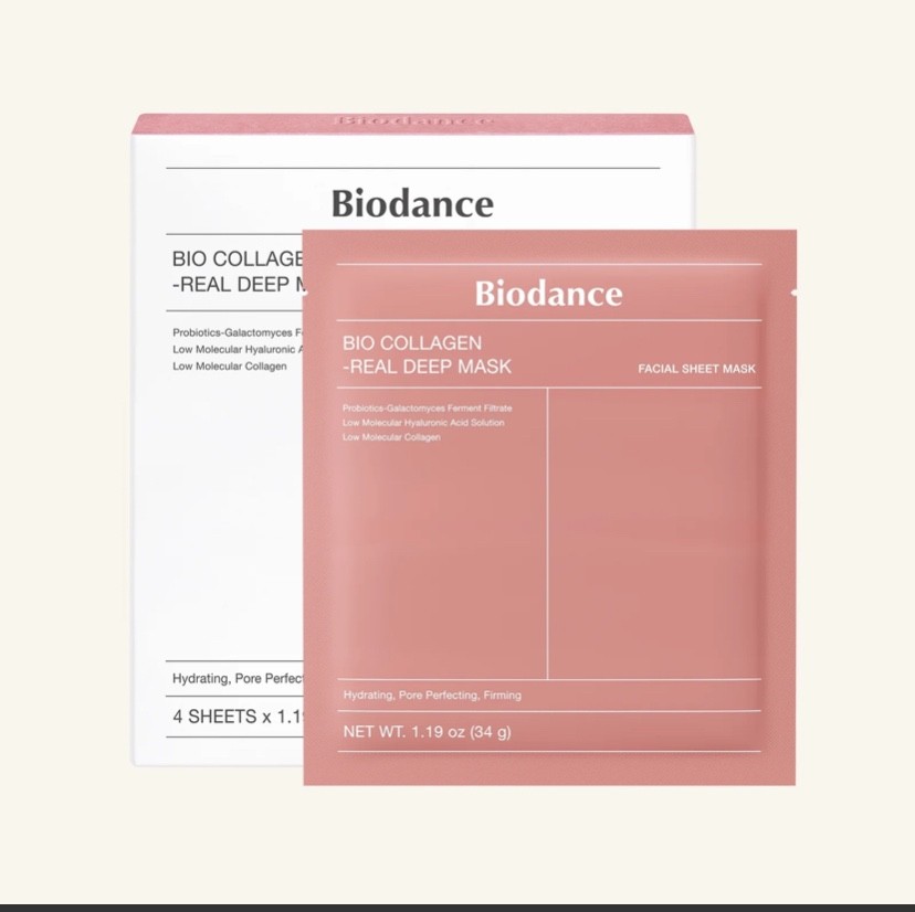 Biodance Bio-Collagen Real Deep Mask 4-Pack Hydrating Korean Skincare NEW