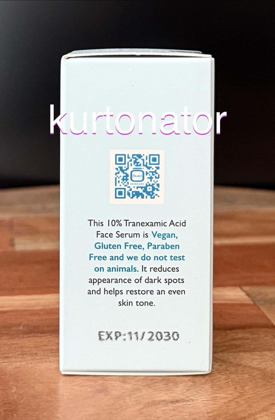 Omic+ 10% Tranexamic Acid Face Serum NEW Travel Size 0.33 fl.oz 11/2030