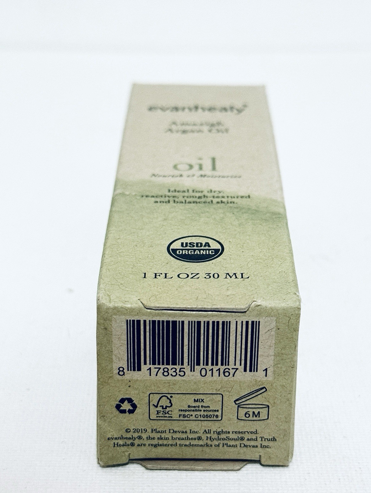 EvanHealy Amazigh Argan Oil All Skin 100% Organic, 1.0 Oz 30ml. New