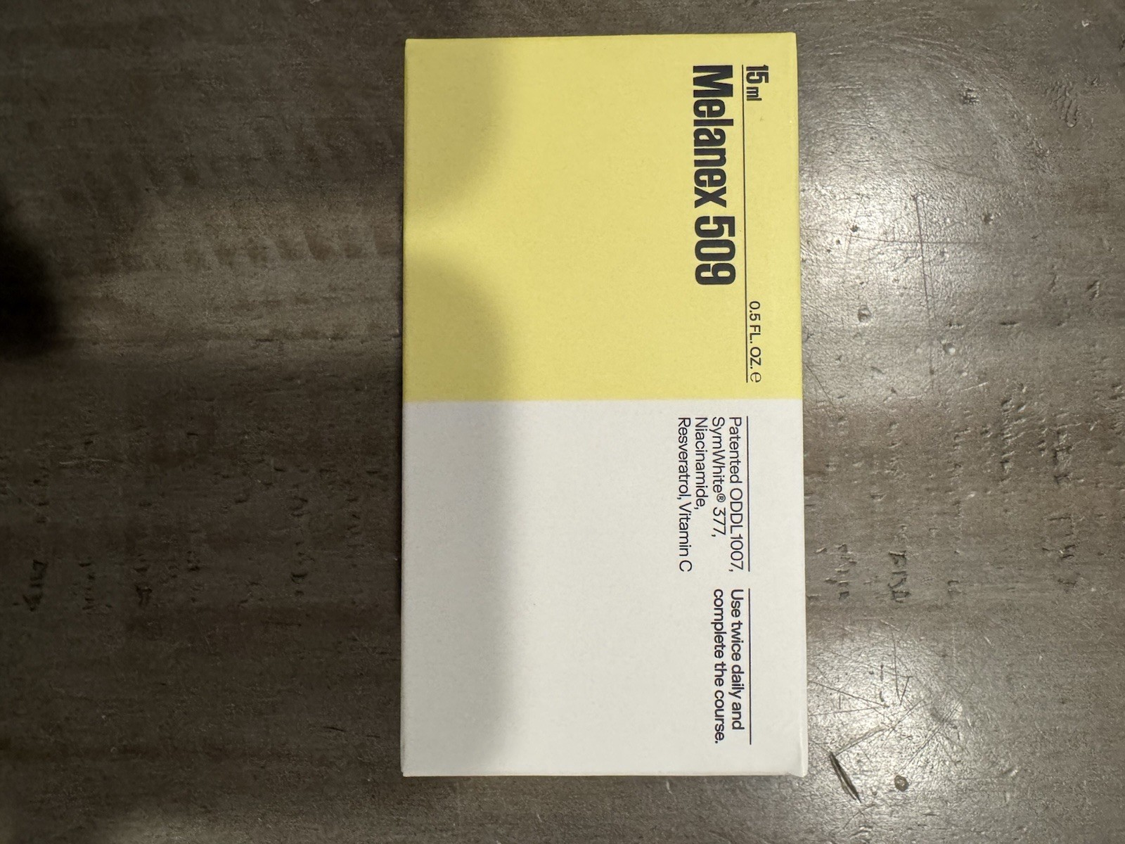 Melanex 509 Niacinamide, Resveratrol Vitamin C / 15ml / .5 oz NIB