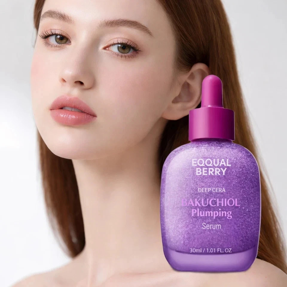 Bakuchiol Vitamin Face Serum Brightening Plumping Hydrating Skin Care 30ml