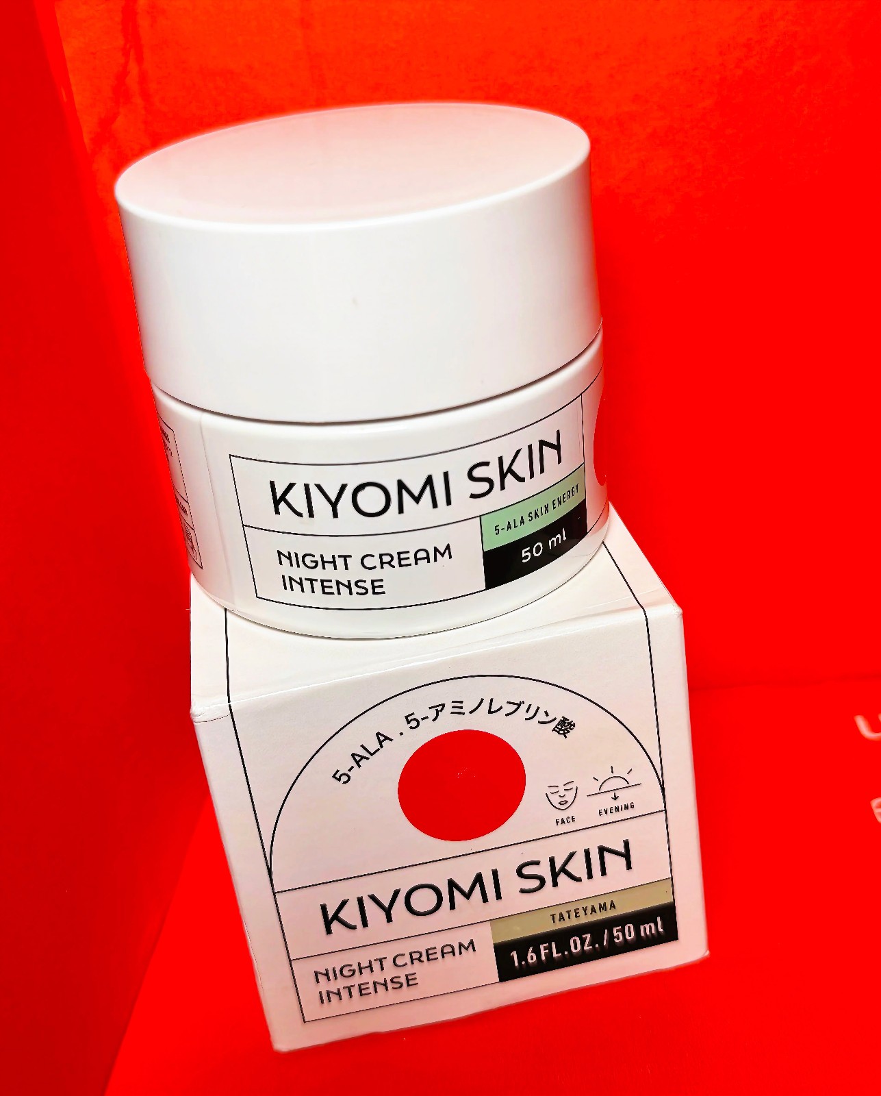 Kiyomi Skin Day Cream 5-ALA Hyaluronic acid Cucumber + NIB