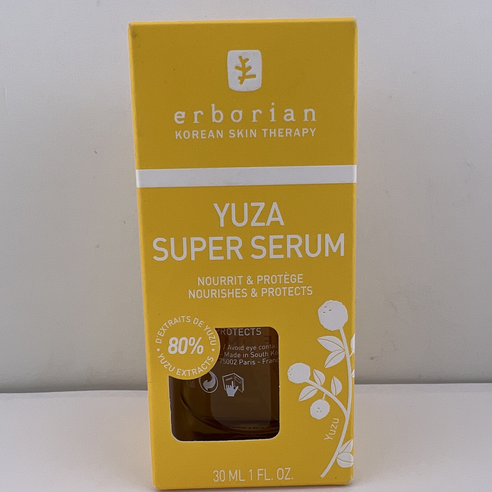 ERBORIAN Yuza Super Serum, Vitamin C Face Serum, 1 fl oz /30mL – Brand NEW!