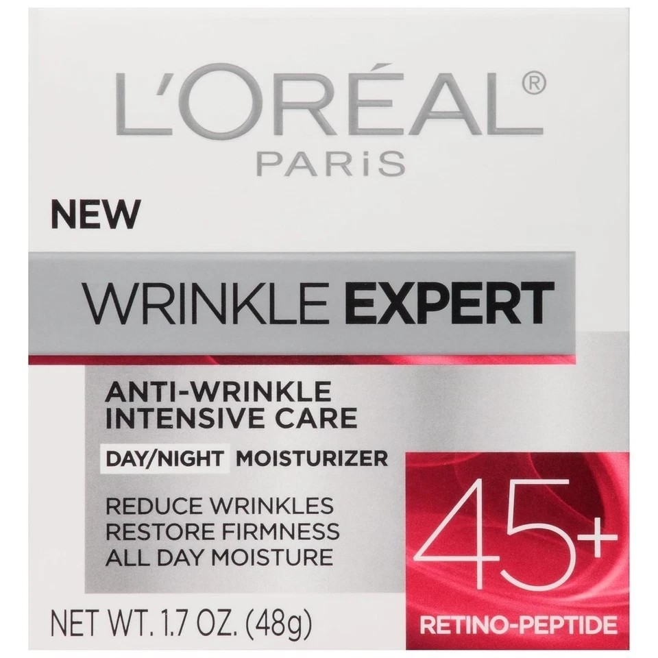 L’Oreal Paris Wrinkle Expert 45+ Retino-Peptide Anti-Aging Face Cream 1.7oz L981